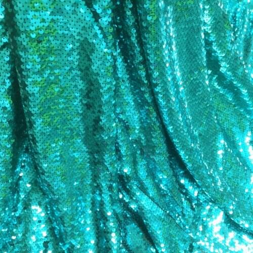 New Coming Emerald Green Sequin Fabric For Dress Quality DIY Fabric Costume Material Celebration Background Decors Width 130cm