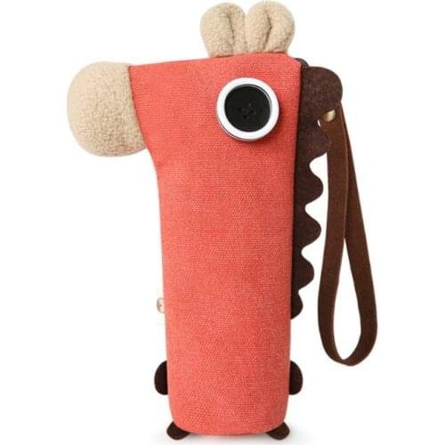 Kawaii Novelty Cartoon Horse Pencil Case Canvas Pen Bag Makeup Pouch School Gift 20CA