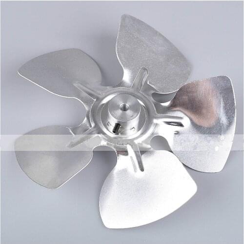 200mm*38mm Aluminum Alloy Motor Fan Blades Fan Paddle Blades for Oven Pellet Stove Exhaust Blower Motor Exhaust Combustion Fan