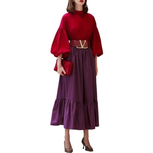 MENKAY Fashionable Shirt Dresses