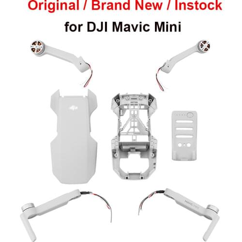 Original Brand New Motor Arm for DJI Mavic Mini Body Shell Middle Frame Bottom Shell Upper Cover Repair Spare Parts Body Screws