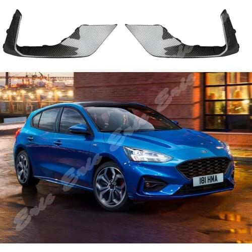 Carbon Fiber Printed Front Fog Light Lamp Cover Moulding Trim For Ford Focus ST ST-Line 2019 2020 MK4