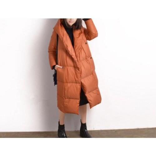 Simple Design Down Coat Winter Women Long Down jacket Winter Coat Down Coat Plus Size
