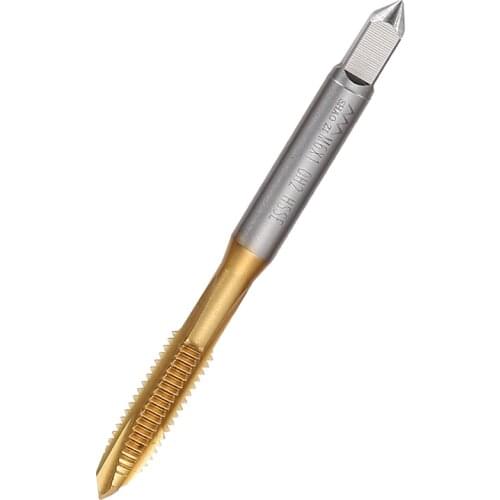 Spiral Point Tap M6 Screw Thread HSS Machine Tap Metric Plug Titanium Plating For Drill Stainless Steel Hand Tools