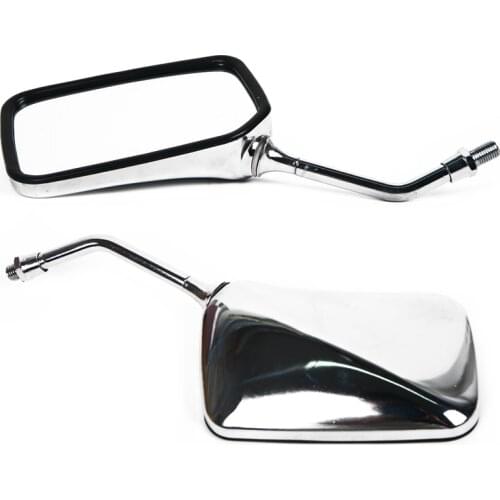 Universal new Cruiser Motorcycle Side Rear back View Mirror suitable for most motorbike with Clockwise 10mm screw