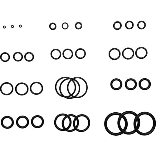 36Pcs Lightweight Rubber O-Ring Repair Spare Replacement Scuba Diving Dive Scuba Valve Inlet O-Ring Tank Neck O-Rings