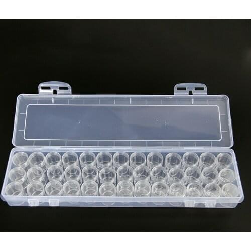 New 39 Bottles Diamond Painting Tools Accessories Storage Box Beads Container Diamond Embroidery Stone Mosaic Convenience Box