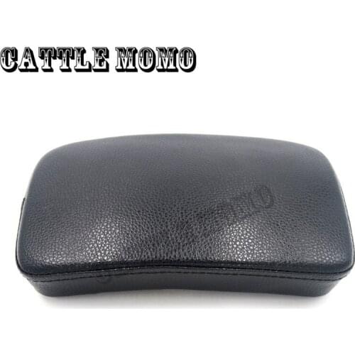 Motorcycle Rear Passenger Cushion For Harley Dyna Sportster Softail Touring XL 883 1200 6 Suction Cups Pillion Pad Suction Seat