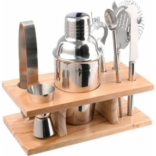 1Set Cocktail Shaker Bar Set Stainless Steel Bartender Kit Mixer Drink Bartender BrowserKit Bars Set Tool Accessories Tools