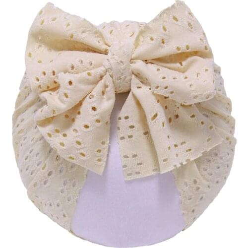 16 Pcs/Lot, Hollow Out Knot Bow Turban Hat Baby Headwraps, Bohemia India Hat For Spring Summer Baby Toddlers Hair Accessories