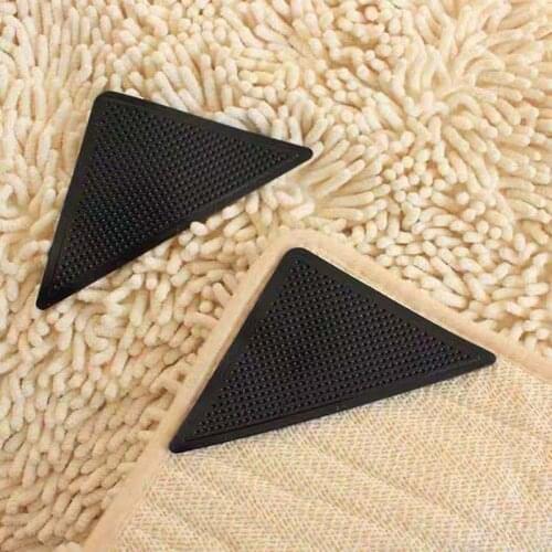4PCS Carpet Fixed Pad Carpet Non-Slip Mats Grippers Non Slip Skid Silicone Bath Living Room Anti-Skid Pads