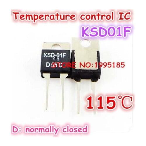 5pcs/lot KSD01F D115 115 degree 115 C Temperature control IC TO220