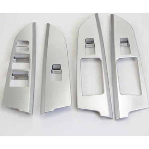 ABS Chrome Car Styling Armrest Panel Window Lifter Switch Cover Decorative Sticker For Honda Avancier 2017 Auto Accessories