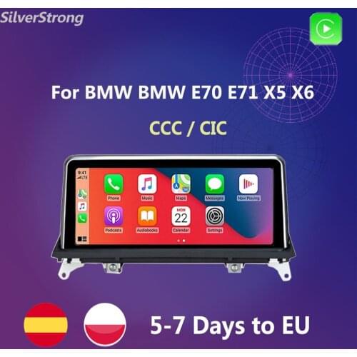 Android 10 Radio X5 E70,for Apple CarPlay For BMW X6 E71 E70 X5,GPS,Android Auto Stereo,Car Multimedia,Head Unit