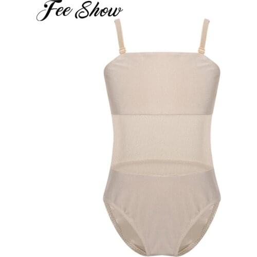 Girl Nude Seamless Ballet Leotards for Girls Performance Underwear Gymnastics Leotard Ballerina Ballet Dance Underwear Dancewear