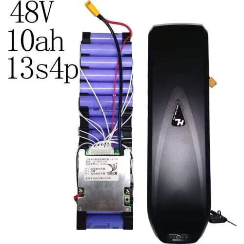 Electric Bicycle Battery Pack, Front And Rear Hub Motor Kit, 48V10Ah 10000Mah 18650 Battery