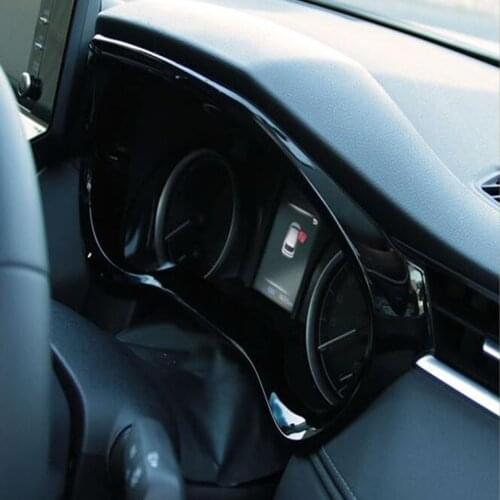 For Toyota Harrier Venza 2020 2021 Car Interior Dashboard Instrument Panel Screen Frame Cover Trim Sticker Accessories RHD