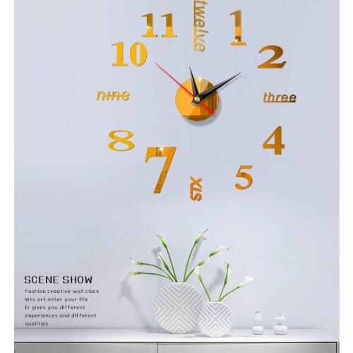 Home Decors Wall Clock Watch Clocks Stickers Quartz Watch reloj de pared modern design large decorative clocks Europe Style klok