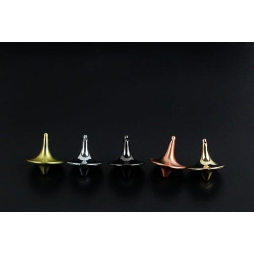 Alloy Handicraft Gyroscope Toys of 5 Colors Children Adult Gyroscope Fingertip Gyroscope Drag Free Gyroscope