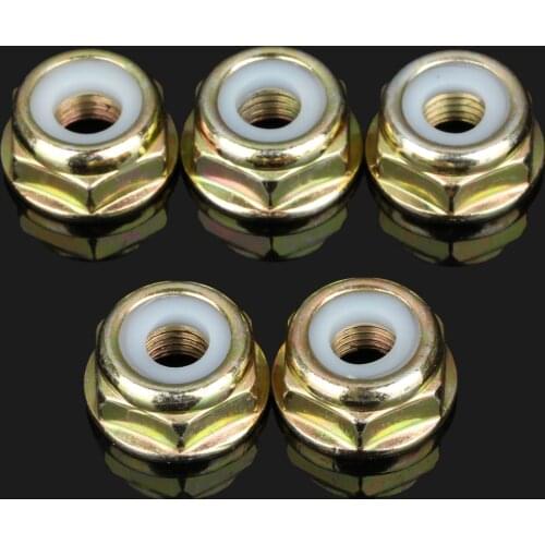 5pcs M10*1.25 String Trimmer Parts Brush Cutter Gear Head Case Nut Blade Nuts Gear Head For Brush Cutters Garden Tools Parts