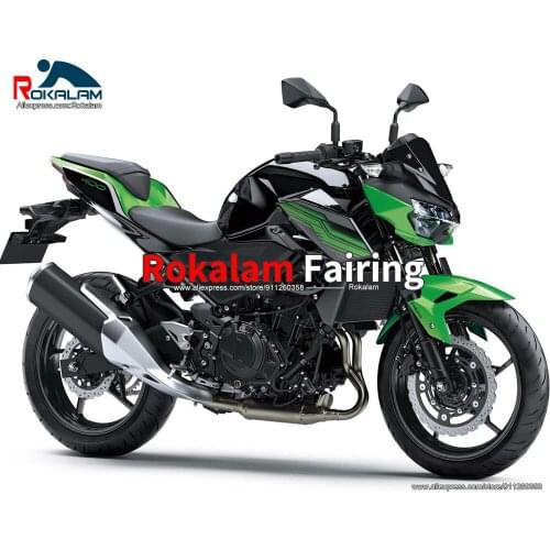 Bodywork For Kawasaki Z400 2018 2019 2020 Z 400 18 20 Green Black Aftermarket Motorcycle Fairing Kit (Injection Molding)