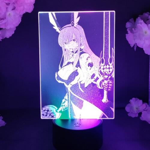 Lucy Heartfilia HD Anime Lamp Kawaii Room Decor LED Manga Lighting Collectibles Otaku Must Have Novelty Desk Ornament Fairy Tail
