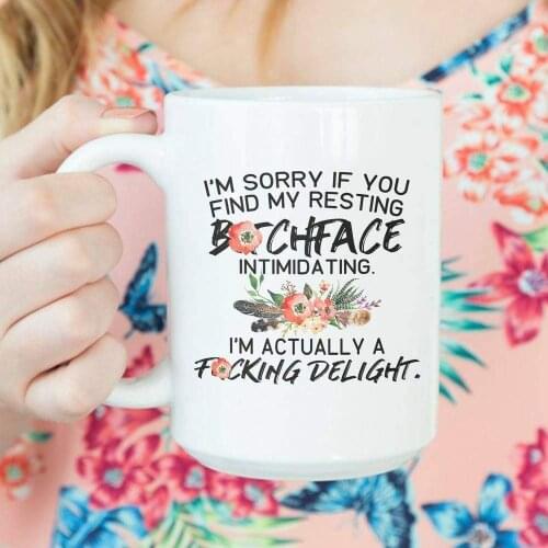 A Cute Gift For Your Loved One - Find My Resting - Bitch Face - 11oz Mug