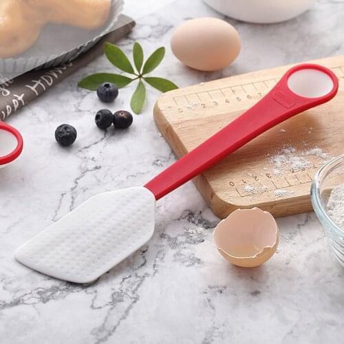 Multifunction Silicone Butter Scraper Baking Tools Spatula Cutter Chocolate Kitchen Pastry Kitchen Tools Cookie Scraper Cake