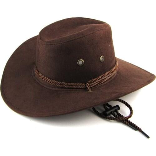 2020 New Arrival Men Women 3 color Large brim hat cowboy hat for man millinery outdoor hat sunbonnet casual fashion mens hat