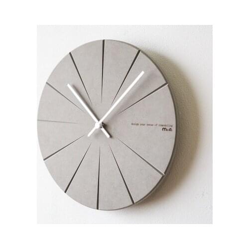 New Design Concrete Wall Clock Silicone Moulds DIY Home Craft Molds Silicone Cement Round Plate Molds Silica Gel PRZY 54125