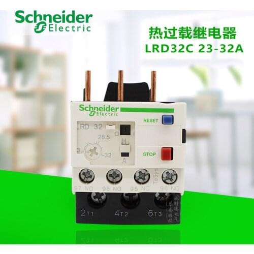 Original Export E-Shaped 3 Pole Thermal Overload Relay Setting Current: 23...32 A, tripping Energy Levels: 10A LRD32C Tesys D