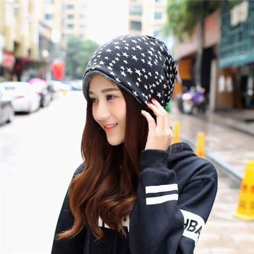 Autumn and winter 2017 thickening sweater for men and women cap Korean head multi-purpose hat Skullies & Beanies