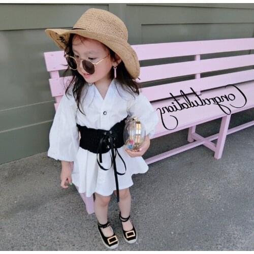 Girl Dress Kids Baby Clothes 2021 Cute Spring Summer Toddler Outwear Prom Party Uniform Dresses Cotton Children Clothing
