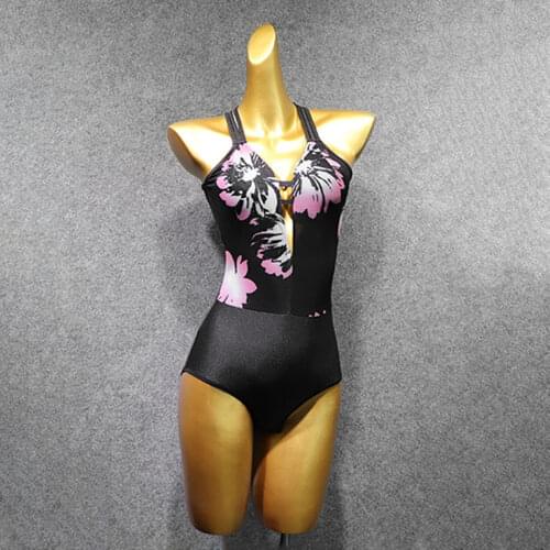 Latin Dance Dress Women Patchwork Bare Back Latin Dance Tops for Ballroom Samba Tango Chacha Dancing Performamnce T020