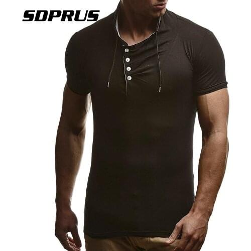 SDPRUS Men's Long T-shirts