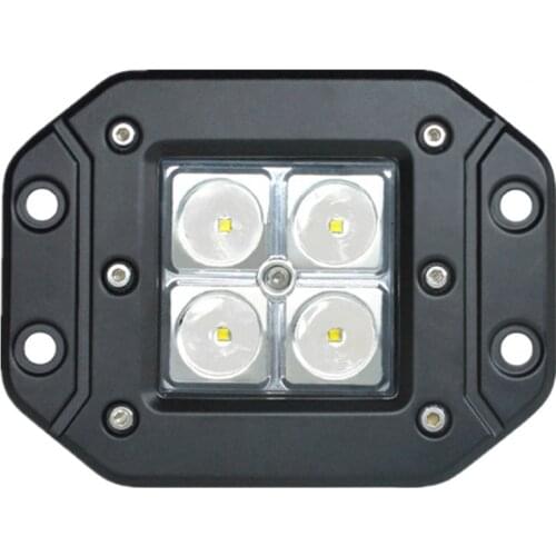 ECAHAYAKU 12W led pod working lights Flood Offroad Light for 4x4 Truck accessories motorcycle atv 24v spot para auto foco light