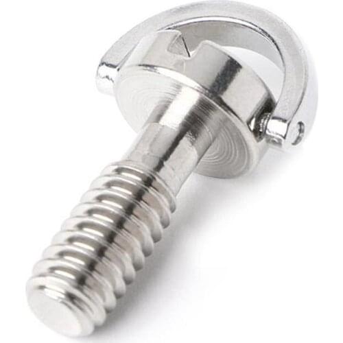 1/4-inch Camera Screw Stainless Steel Tripod Head Quick-mounted Screws Lengthened Groove Fast-dismantling Screws Word A Pla J5B1