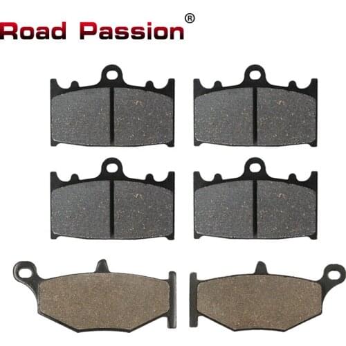 Road Passion Motorcycle Parts Front and Rear Brake Pads Kit For SUZUKI GSR-400 GSR400 GSR 400 K6 2006 GSR600 GSR-600 K6 K7 K8