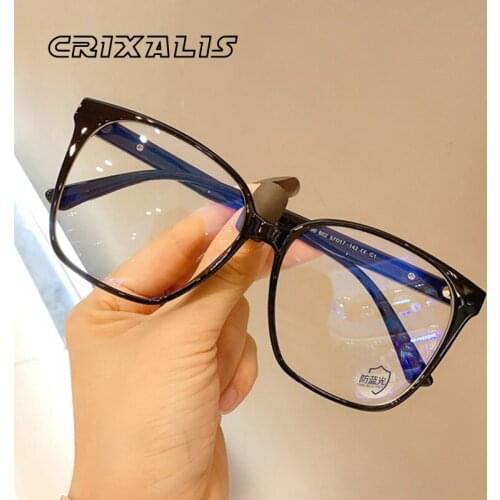 CRIXALIS Blue Light Glasses Women Men Fashion Computer Glasses Myopia Eyewear Frame Female Radiation Protection Eyeglasses UV400