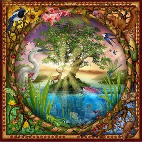 Animals diamond painting swan birds embroidery mosaic diamond dotz deer rhinestone picture puzzle toy drawing wall decor frog