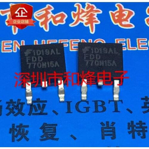 100% New&original FDD770N15A TO-252 150V 18A