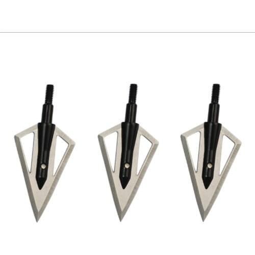 3Pcs 100 Grain Broadhead Magnus Stinger Screw Standard Size Hunting Arrow heads for Archery Hunting Outdoor Free Shipping