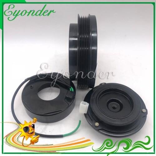 AC A/C Air Conditoning 10PA15C Compressor Magnetic Electromagnetic Clutch Pulley for DOOWON DAEWOO SOLAR V EXCAVATOR 22086013