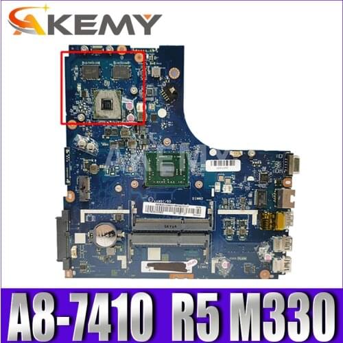 AKemy 5B20J22807 5B20J22902 LA-C293P for Lenovo B51-35 notebook motherboard A8-7410 R5 M330 GPU DDR3 100% test work