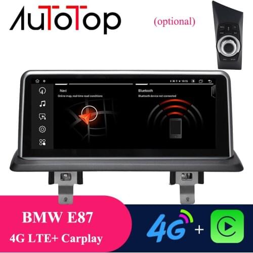 AUTOTOP 4G+64G 10.25" BMW E87 Android 10 Car Stereo for BMW 1 Series E87 E82 E81 E88 2004-2012 Wireless Carplay 4G Android Auto