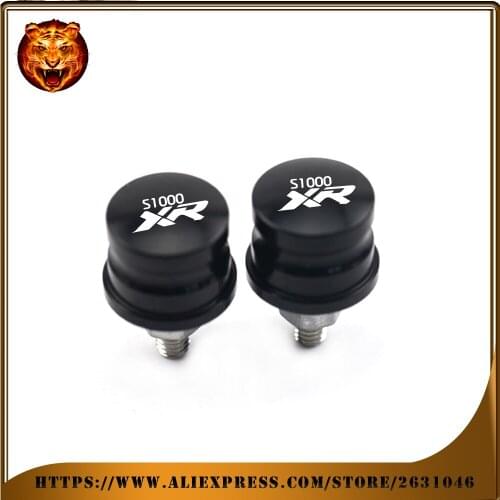 Motorcycle Rear Fender License Plate Bolt Screw M6 For BMW S1000XR 2017 2019 universal New Decorative Screws Blue Logo CNC New