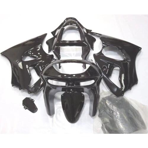 2021 WHSC Motorcycle Fairing Kit For KAWASAKI 6R 1999 ABS Plastic Fairing Kit Black Color