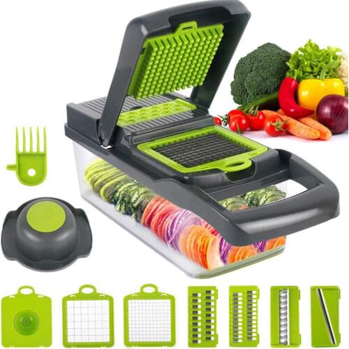 Multifunctional vegetable cutter household grater Fruit Slicer dicing device potato shredder 8 In 1 Gadgets Kitchen Accessories
