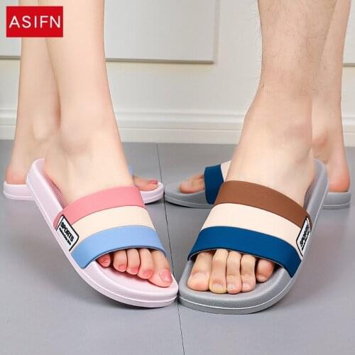 Couple slippers women indoor home non-slip bathroom slippers men soft bottom bath slippers men house slippers shoes men
