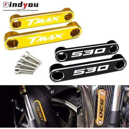 For Yamaha TMAX 530 TMAX530 T-MAX DX/SX Motorcycle CNC Front Axle Coper Plate Decorative Cover 2015 2016 2017 2018 2019 2020